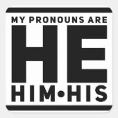 彼は僕の代名詞だ スクエアシール (正面)