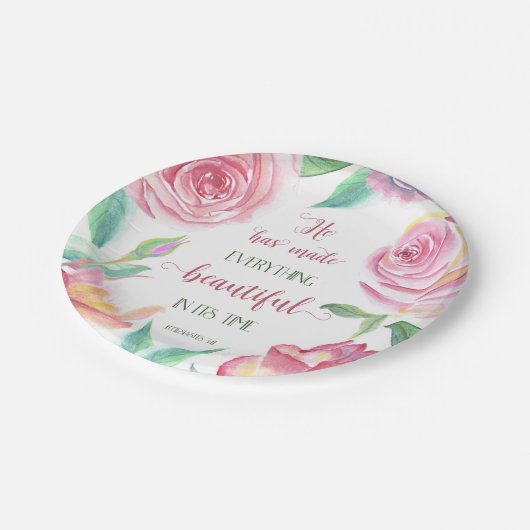 彼は全てを美しい教会に3時11分に作った ペーパープレート (アングル)