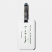 彼は全てを美しい教会に3時11分に作った ラゲッジタグ (裏面縦)