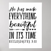 彼は全て美しいアートポスターを作っていた ポスター (正面)