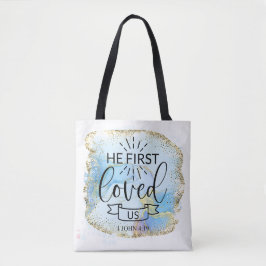 彼は初めて私たちを愛した トートバッグ