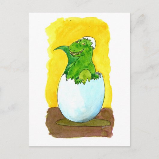 彼は卵を産む ポストカード (正面)