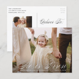 彼は台本のイースター写真を復活させた シーズンポストカード