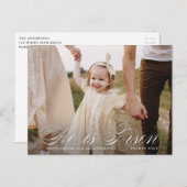 彼は台本のイースター写真を復活させた シーズンポストカード (正面/裏面)