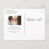 彼は台本のイースター写真を復活させた シーズンポストカード (裏面)