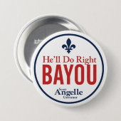 "彼は右のバイユー"ボタンします 缶バッジ (正面&裏面)