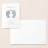 彼は名札パーソナライズされたを出した 箔カード (ディスプレー)