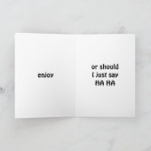 彼は君の50番目の誕生日 カード (内部)