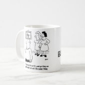 彼は地球を約束し、彼女は得割り当て コーヒーマグカップ (正面左)