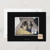 彼は大きく骨を折る。 ポストカード (正面/裏面)