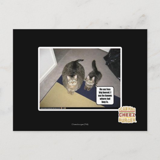 彼は大きく骨を折る。 ポストカード (正面)