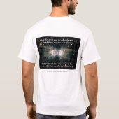 彼は天国を広げます Tシャツ (裏面)