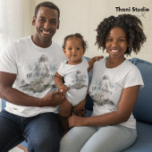 彼は宗教上の復活祭のキリスト教十字架を復活させた ベビーTシャツ