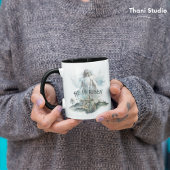 彼は宗教上の復活祭のキリスト教十字架を復活させた マグカップ