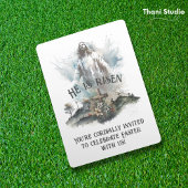 彼は宗教上の復活祭のキリスト教十字架を復活させた 招待状