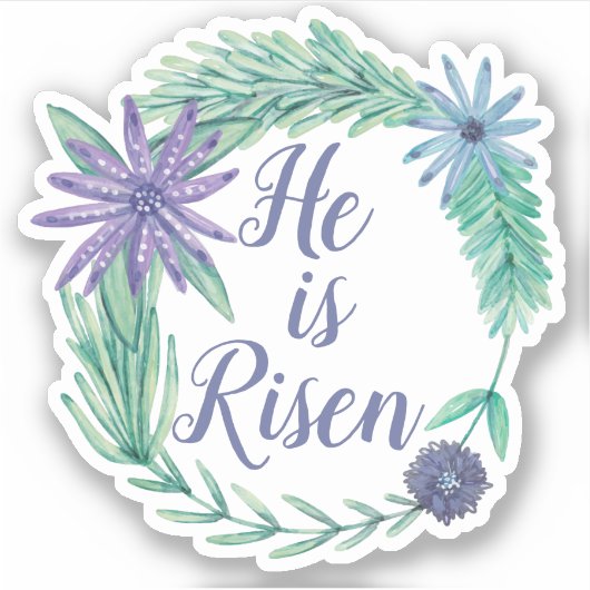 彼は宗教上の復活祭のフローラ シール (正面)