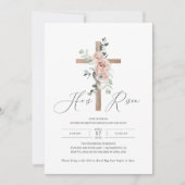 彼は宗教的なイースターブランチの卵の狩りを復活した 招待状 (正面)