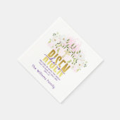 彼は宗教的なキリスト教の引用文復活祭を起こした スタンダードカクテルナプキン (角)