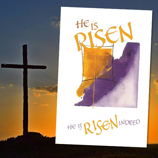 彼は実に復活紫色の金ゴールドだ ポスター