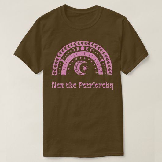 彼は家父長制ウィッチクラフト女性主義プロ選択P Tシャツ (デザイン正面)