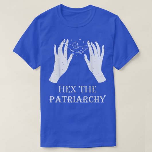 彼は家父長制フェミニズム魔女WiccaフェミニストWi Tシャツ (デザイン正面)