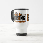 彼は強い…CRPSだ トラベルマグ (正面左)