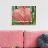 彼は彼の時節で全てのものを美しくしている キャンバスプリント (インサイチュ (リビング))