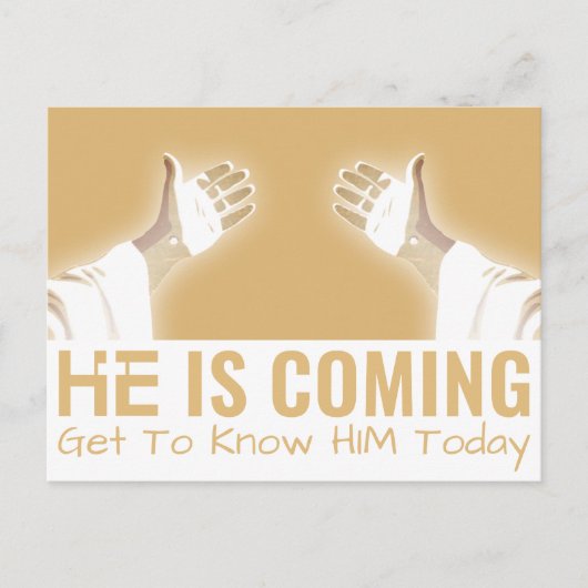 彼は彼の来家だ ポストカード (正面)