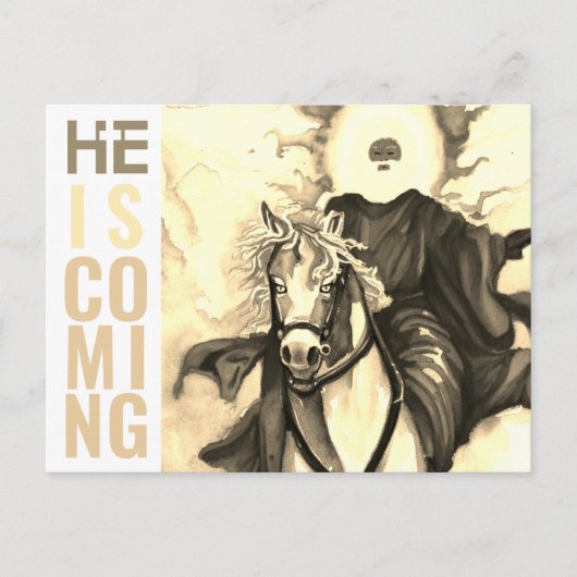 彼は彼の来家だ ポストカード (正面)