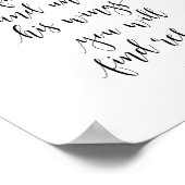 彼は彼の羽であなたを覆う, Psalm 91:4 ポスター (角)