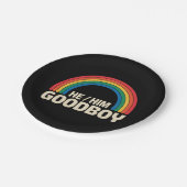 彼は彼の良い男の子レインボーLGBTQゲイプライド同盟 ペーパープレート (アングル)