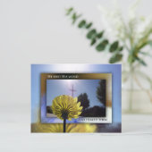 彼は彼の言葉を送り、彼らを癒した ポストカード (スタンド正面)