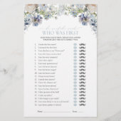 彼は彼女がほこりっぽい青いフローラシャワーゲームを言った (正面)