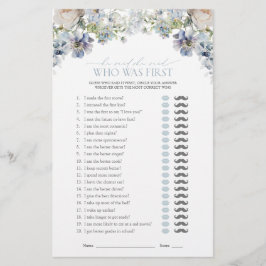 彼は彼女がほこりっぽい青いフローラシャワーゲームを言った