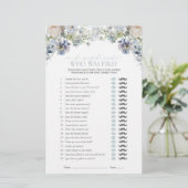 彼は彼女がほこりっぽい青いフローラシャワーゲームを言った (スタンド正面)