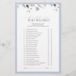 彼は彼女がほこりっぽい青いワイルドフラワーシャワーの試合を言った