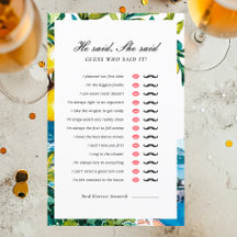 彼は彼女がアマルフィのブライダルシャワーゲームを言った