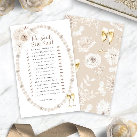 彼は彼女がゲームを言った