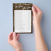 彼は彼女がシャワー素朴ゲームを言った チラシ (ハンドル)