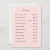 彼は彼女がバチェロレッテゲームを言った 招待状 (正面)