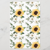 彼は彼女がヒマワリのガウンブライダルシャワーゲームを言った (裏面)