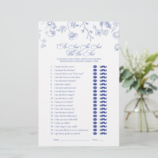 彼は彼女がフローラシャワービクトリアンゲームを言った (スタンド正面)