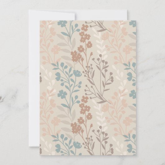 彼は彼女がブライダルシャワーゲームを言った 招待状 (裏面)