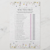 彼は彼女が夏のワイルドフラワーシャワーゲームを言った (正面)