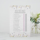 彼は彼女が夏のワイルドフラワーシャワーゲームを言った (スタンド正面)