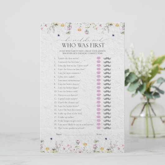 彼は彼女が夏のワイルドフラワーシャワーゲームを言った (スタンド正面)