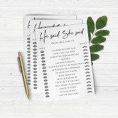 彼は彼女が婚約パーティゲーム結婚を言った