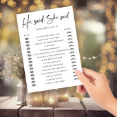 彼は彼女が婚約パーティゲーム結婚を言った 招待状