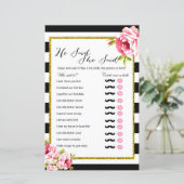 彼は彼女が言った – ブライダルシャワーゲーム (スタンド正面)