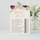 彼は彼女が言っ結婚た/婚約ゲームコピー 招待状 (スタンド正面)